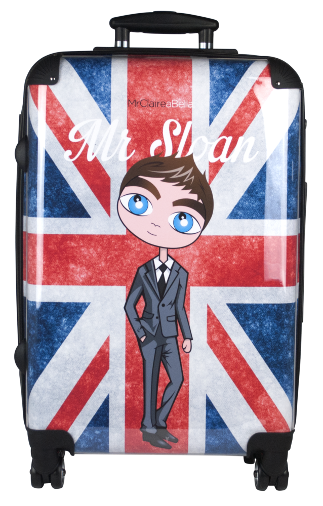 claireabella personalised suitcase