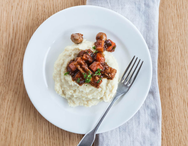 Tofu au vin