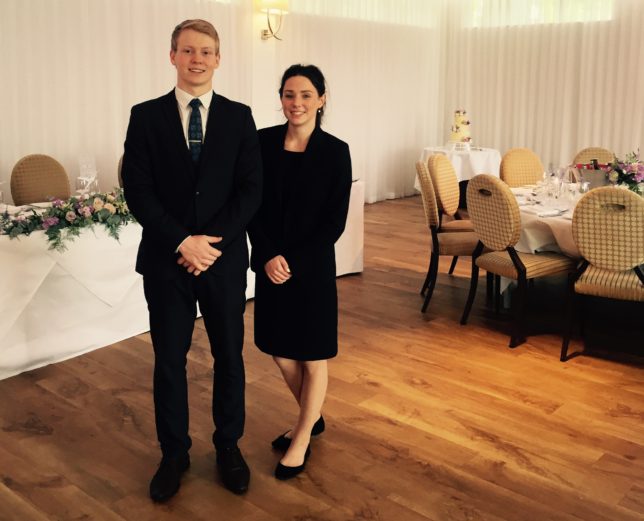 Josh Perry and Aimee White appointed to key roles at The Wood Norton both aged just 19