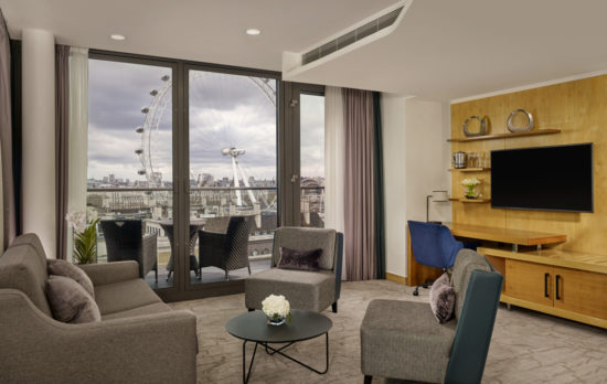 Illustration of Harmonious Penthouse Living Spaces