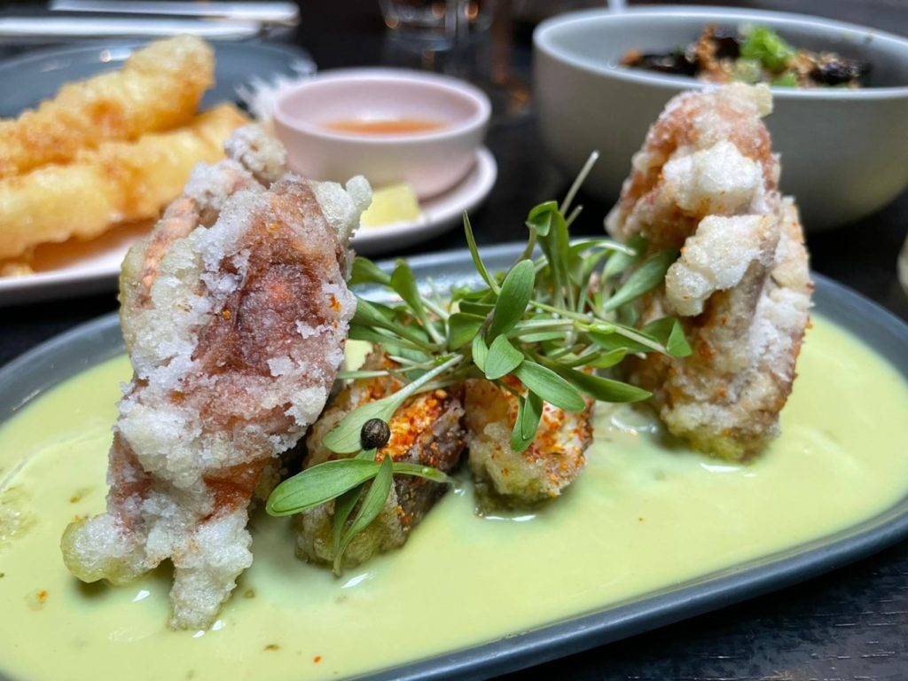 Crispy Soft Shell Crab at Apothecary Izakaya Shoreditch